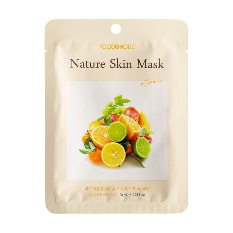 Тканинна маска для обличчя Food A Holic Nature Skin Mask з вітамінами, 23 мл