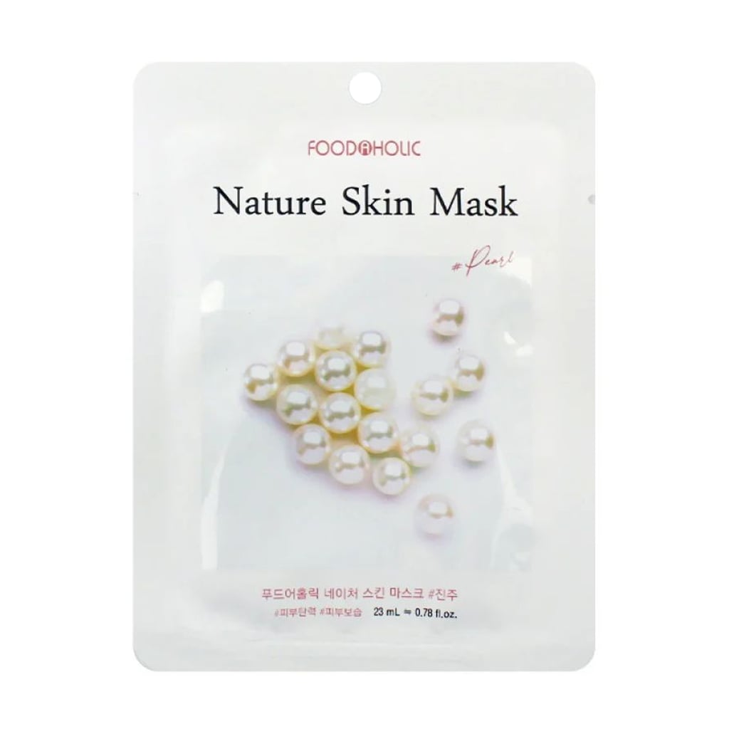 Тканинна маска для обличчя Food A Holic Nature Skin Mask з екстрактом перлів, 23 мл